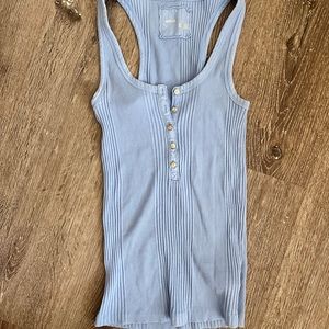 aerie no bs button up tank